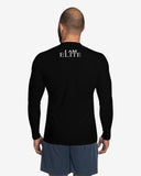 'I AM ELITE' Black Performance Long Sleeve Top