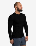 'I AM ELITE' Black Performance Long Sleeve Top