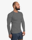 'I AM ELITE' Grey Performance Long Sleeve Top