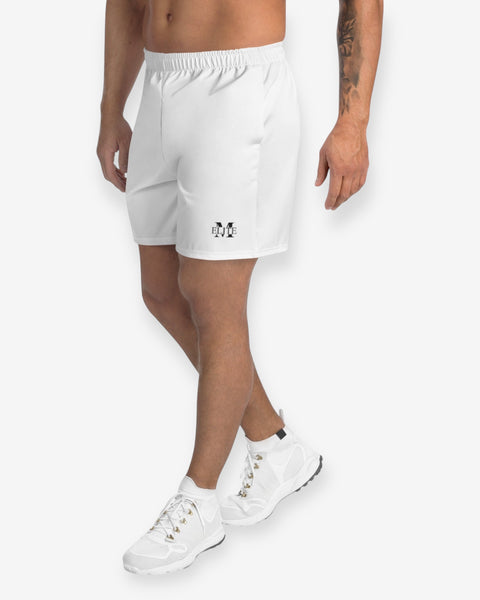 White Athletic Long Shorts