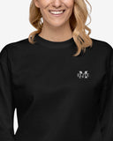 Embroidered Tracksuit Fleece Sweatshirt