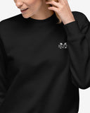 Embroidered Tracksuit Fleece Sweatshirt