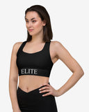 Black Longline Sports Bra