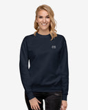 Embroidered Tracksuit Fleece Sweatshirt